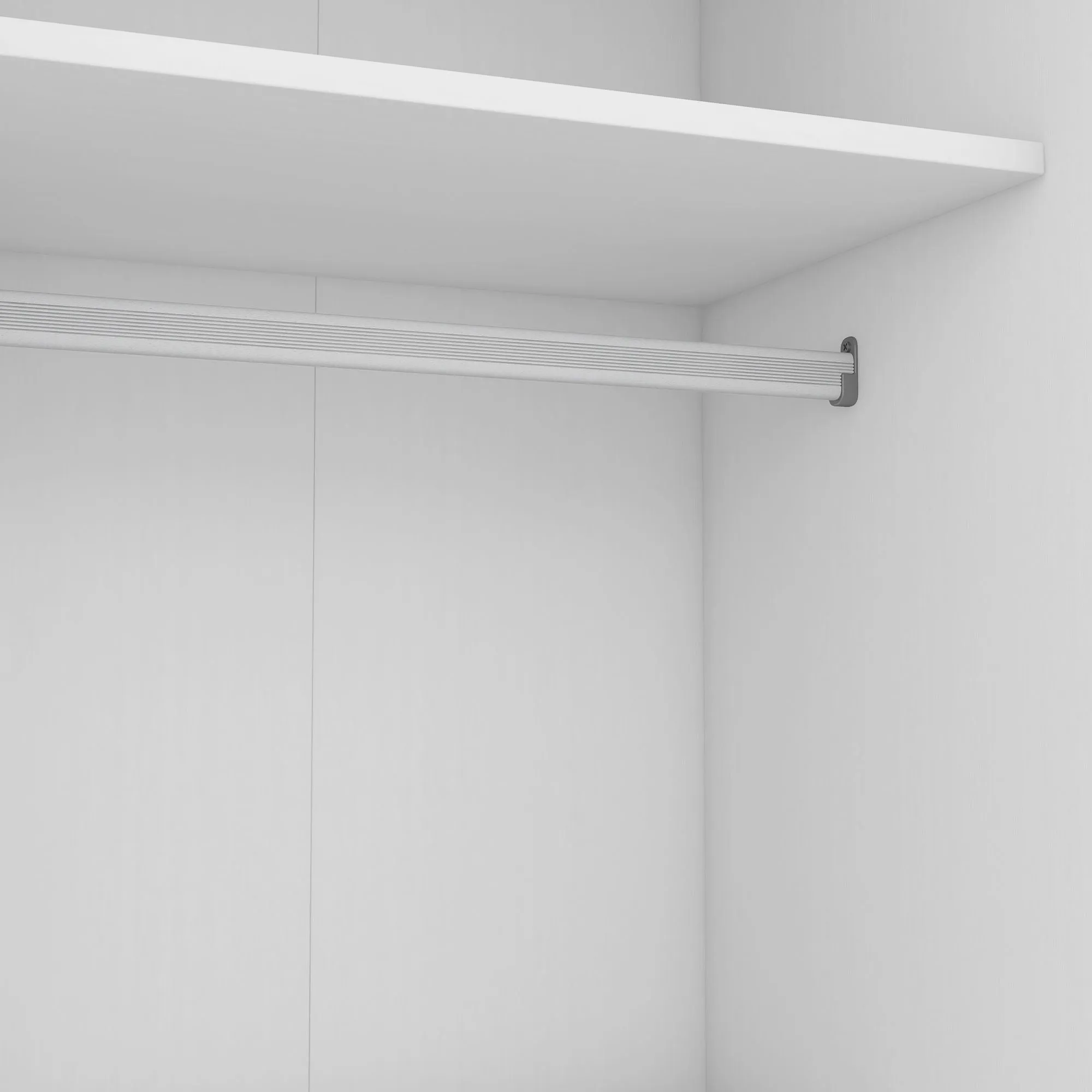 3 Door Shutter Wardrobe & Shelves by Couch.com