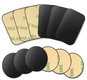 5 Magnetic Metal Plates for Car Phone Holder Universal Iron Stickers for Mounting Auto Adsorption