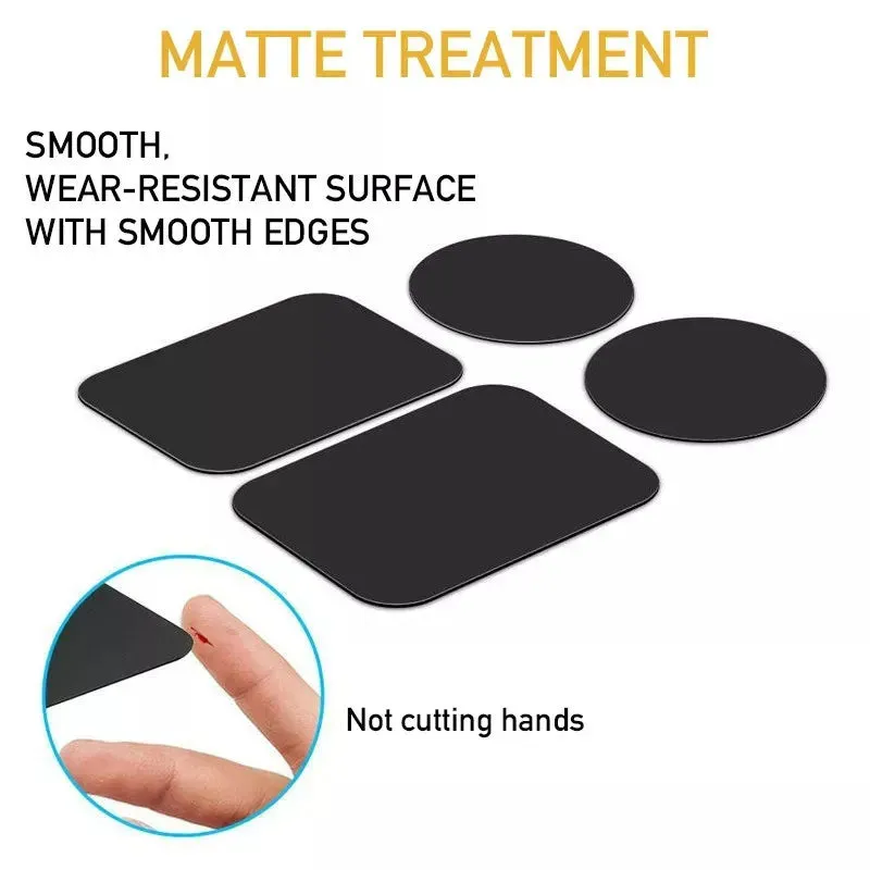 5 Magnetic Metal Plates for Car Phone Holder Universal Iron Stickers for Mounting Auto Adsorption