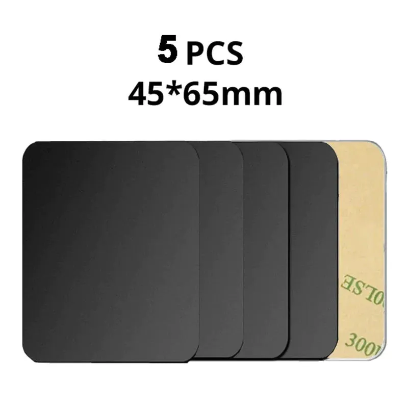 5 Magnetic Metal Plates for Car Phone Holder Universal Iron Stickers for Mounting Auto Adsorption