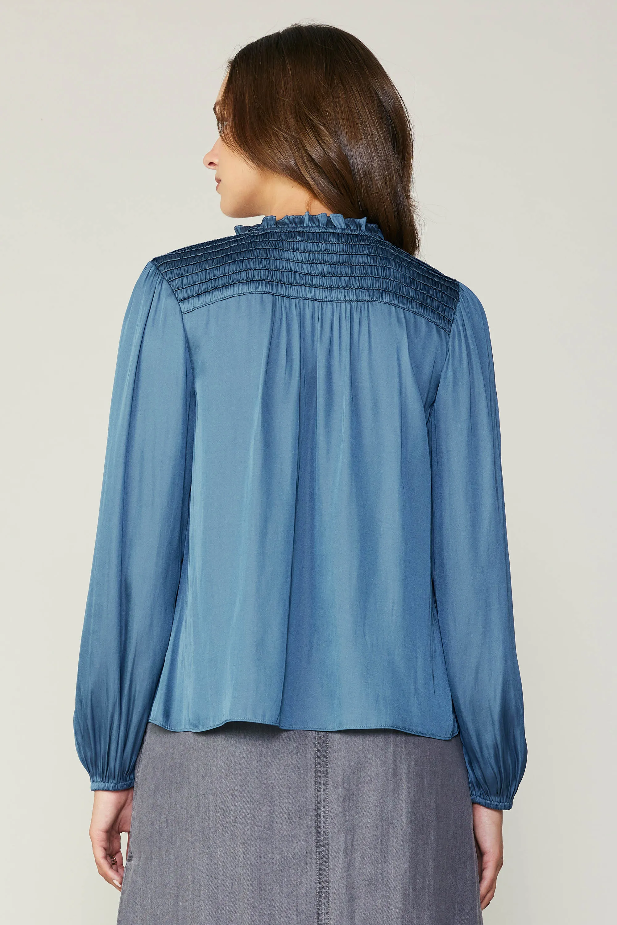 Aegean Blue Blouse