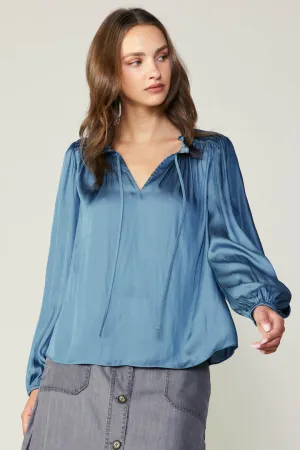 Aegean Blue Blouse