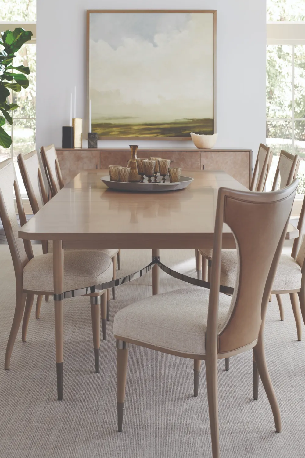Beige Modern Buffet | Caracole Foiled Again