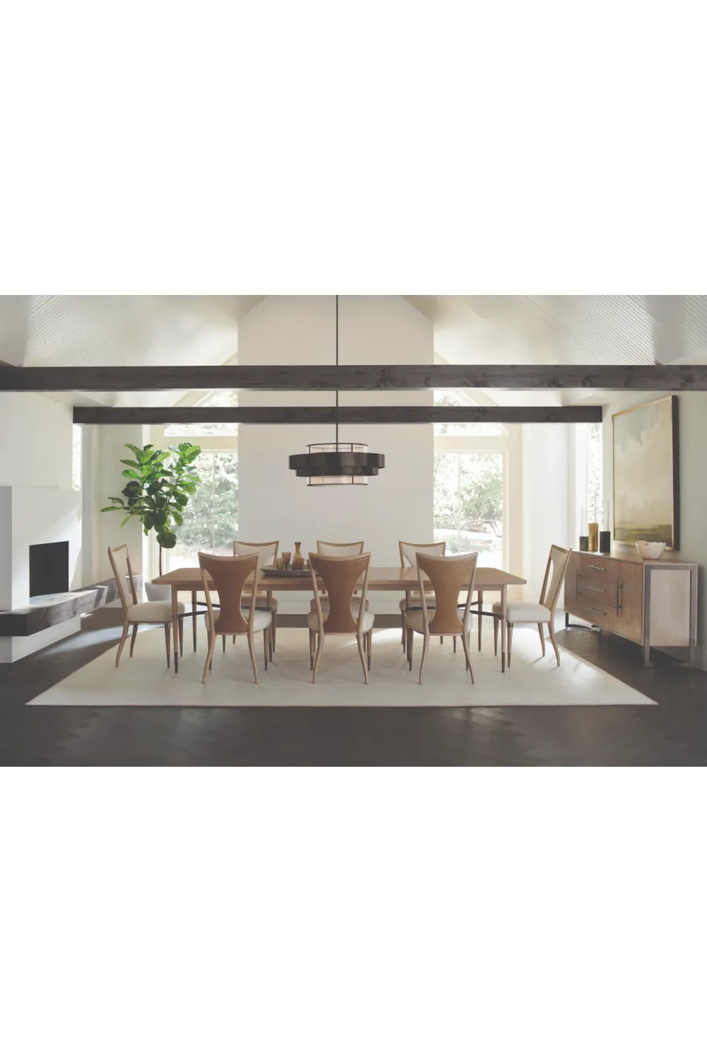 Beige Modern Buffet | Caracole Foiled Again