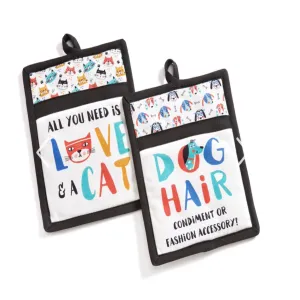 Cats and Dogs Pot Holders