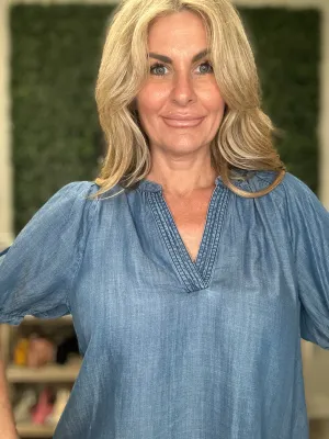 Chambray Top