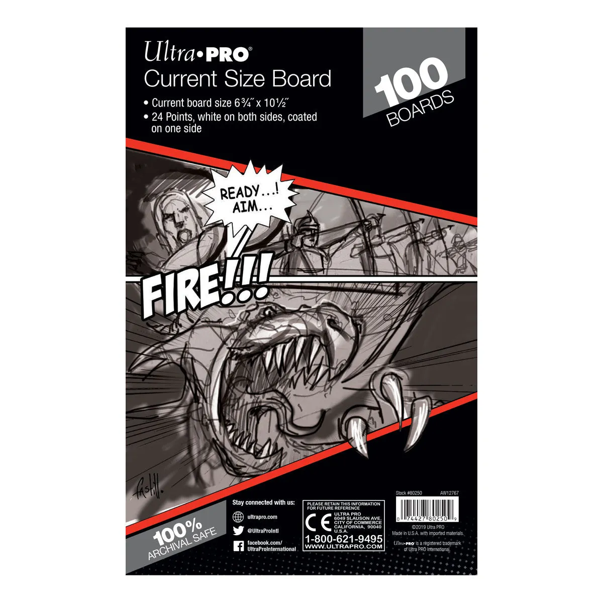 Current Size Comic Boards (100ct)