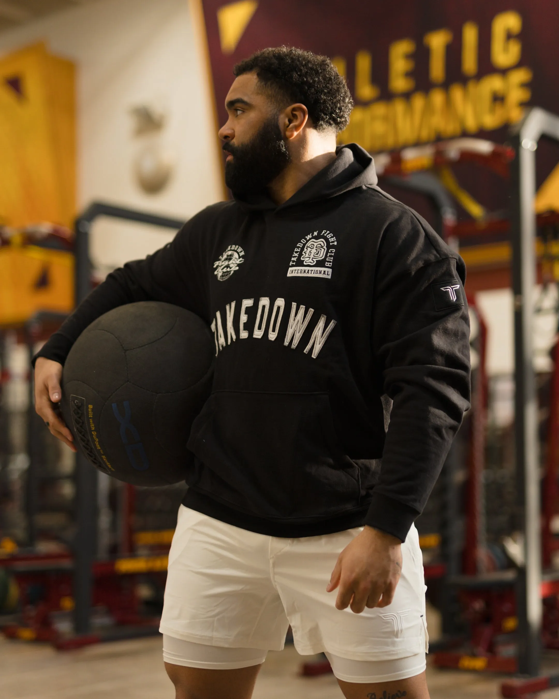 Gable x Takedown Arch Heavyweight Hoodie - Black/White