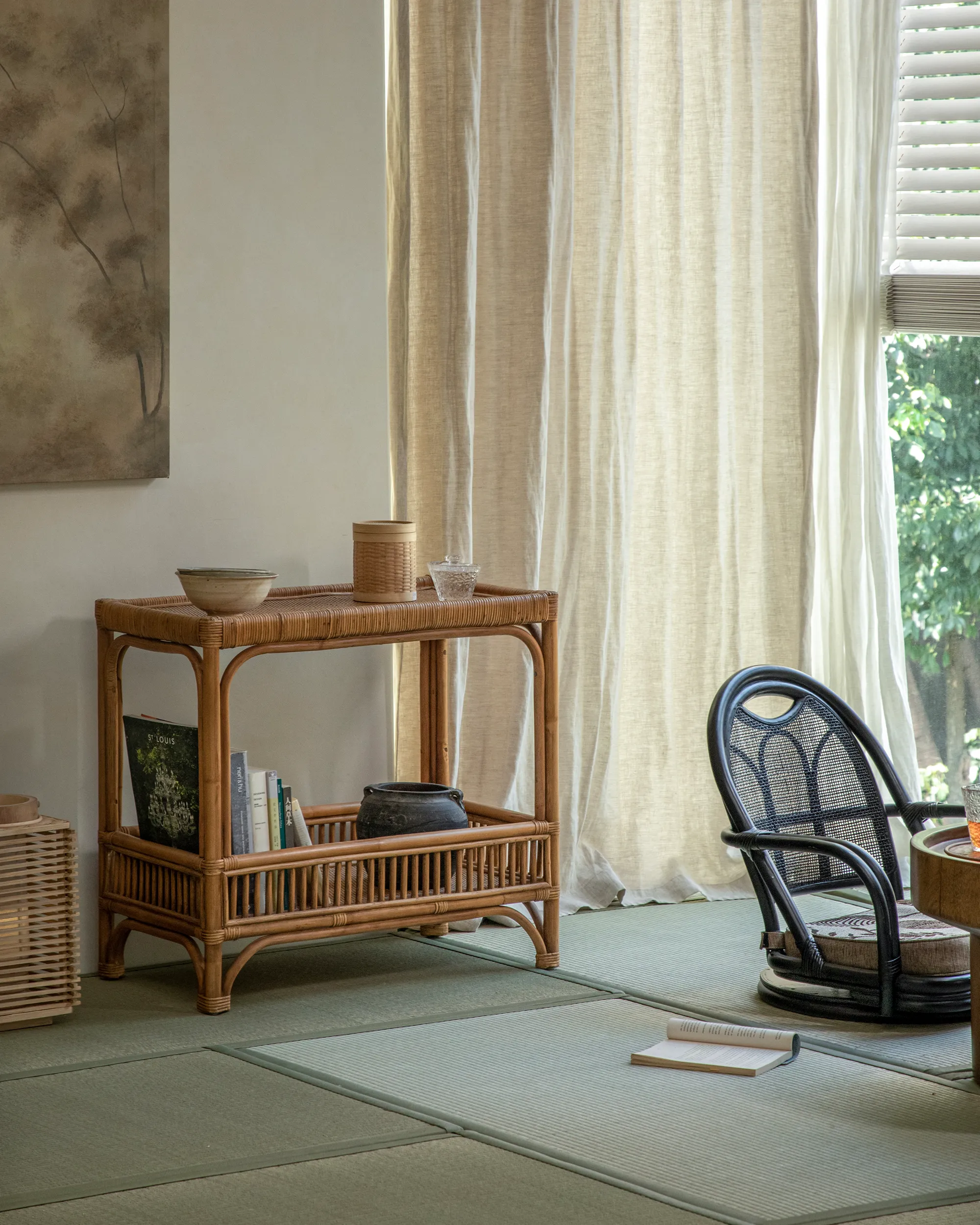 Kaeo Rattan End Table
