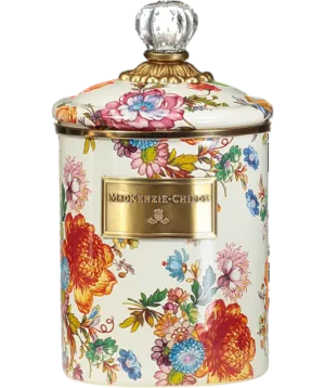 Mackenzie-Childs Multicoloured Flower Market Canister Medium