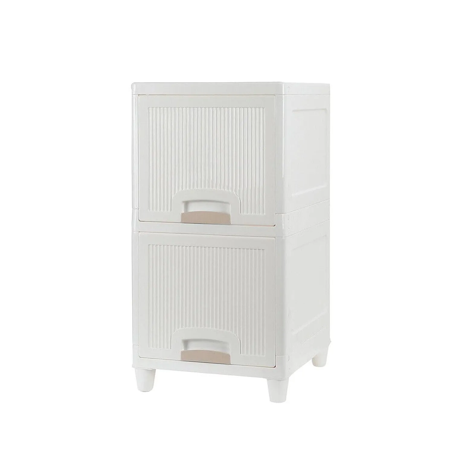 Multipurpose Storage Cabinet, Storage Solutions plastic drawers || Multi Layer Wardrobe Storage Drawers || Foldable Multipurpose Drawer Units For Kitchen, Bathroom, Bedroom, Cloth (2 Layer)