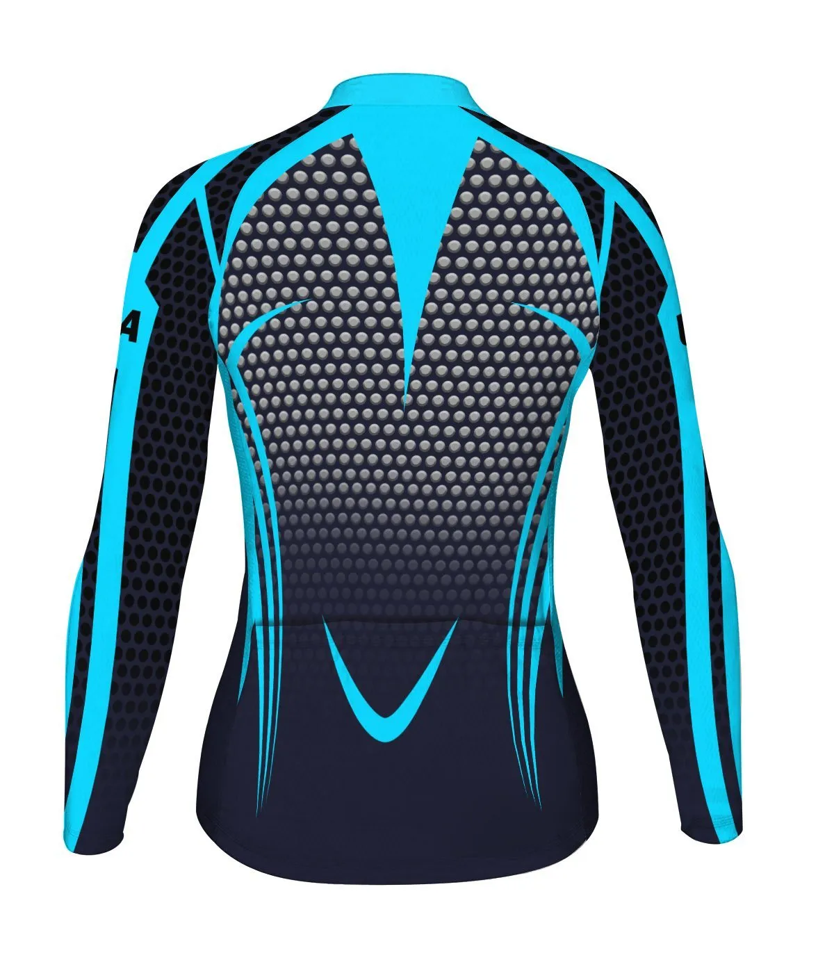 Navy Long Sleeve Cycling Jersey for Women