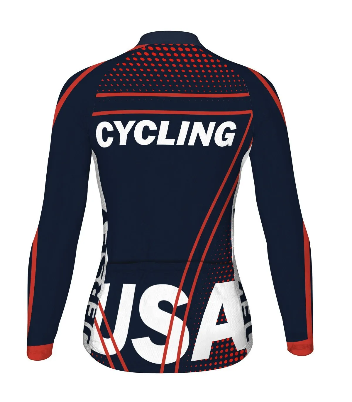 Navy Long Sleeve Cycling Jersey for Women
