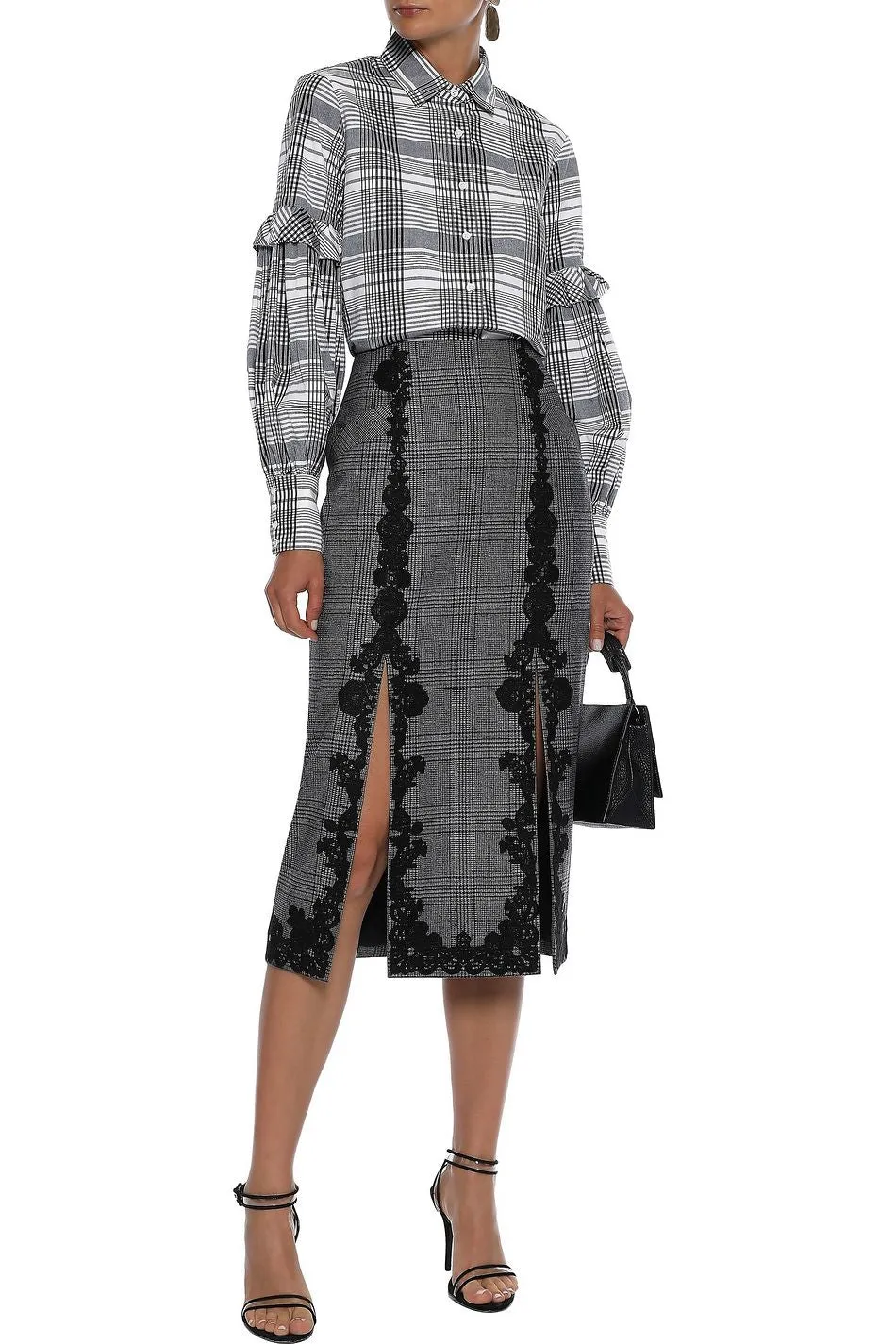 ROBERT RODRIGUEZ PAULINE PLAID BLOUSE - 2