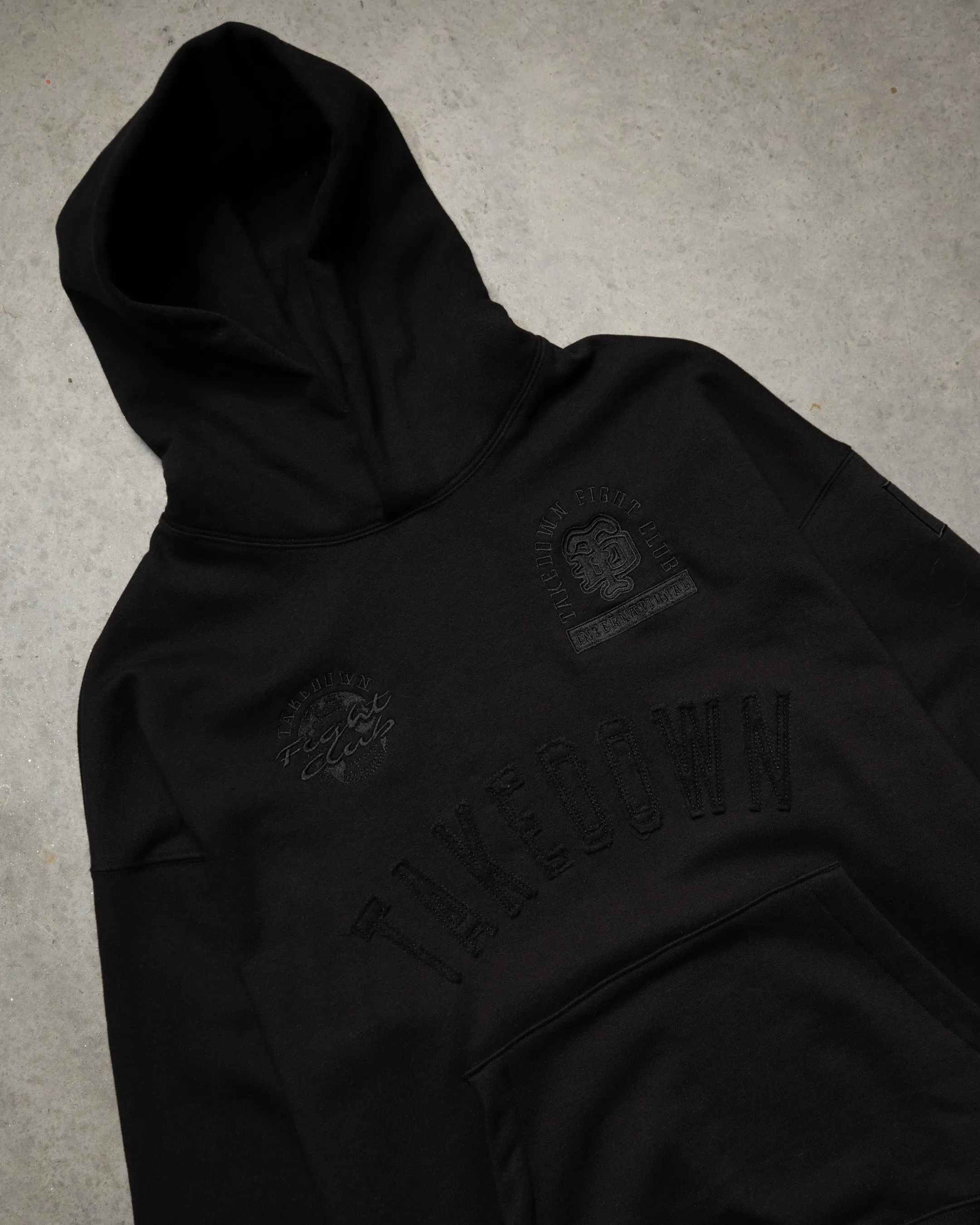 Takedown Arch Heavyweight Hoodie - Black/Black