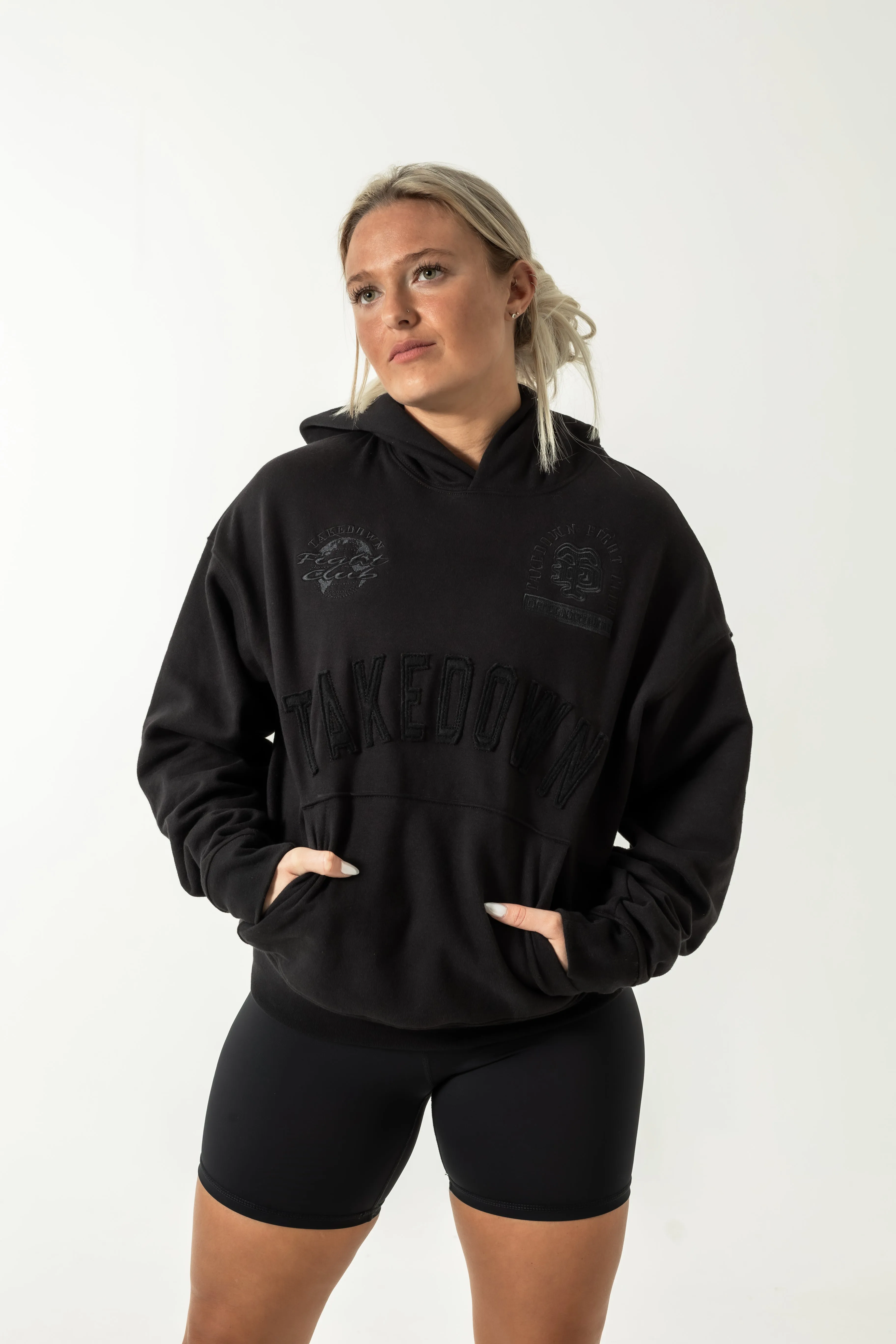Takedown Arch Heavyweight Hoodie - Black/Black