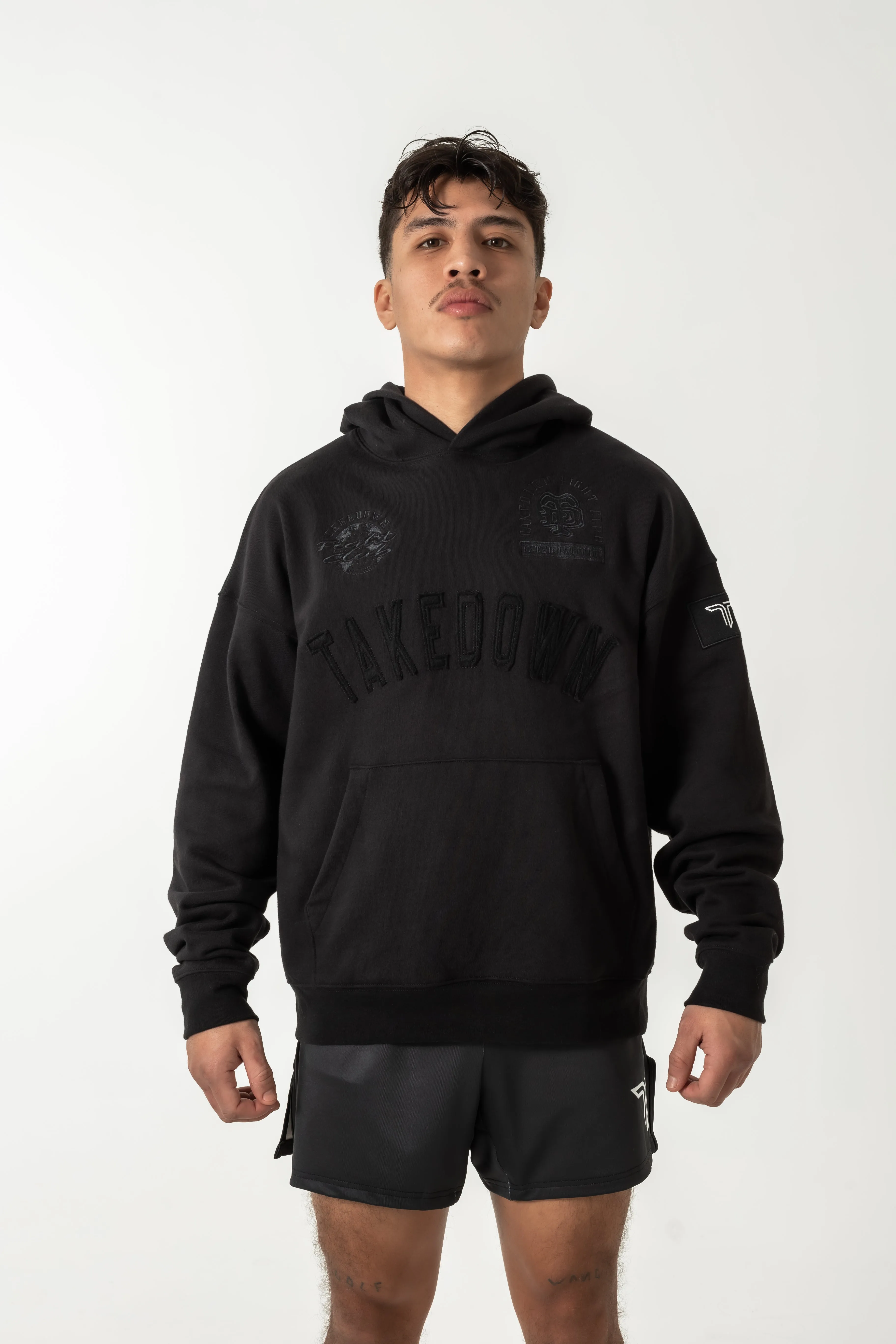 Takedown Arch Heavyweight Hoodie - Black/Black