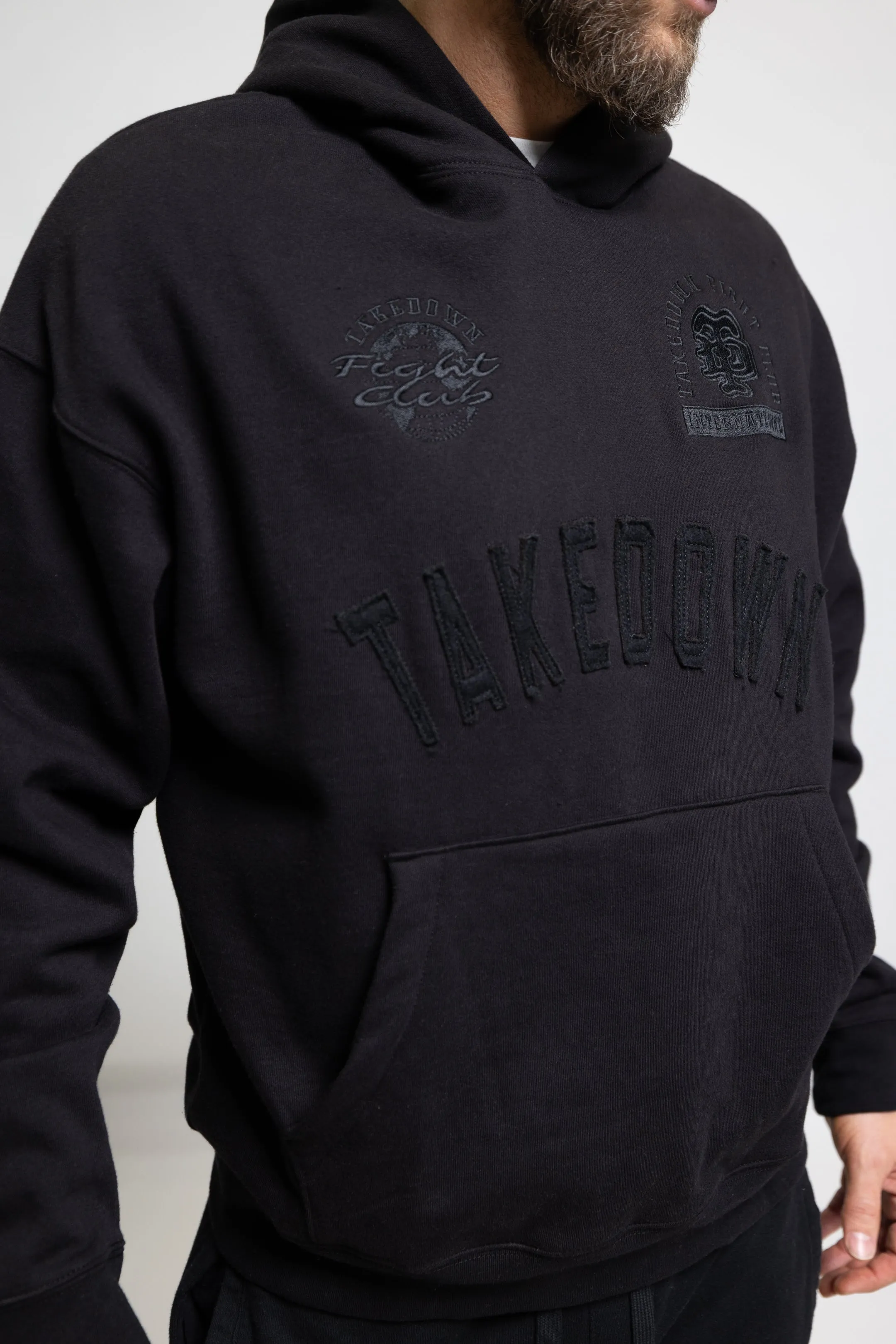 Takedown Arch Heavyweight Hoodie - Black/Black