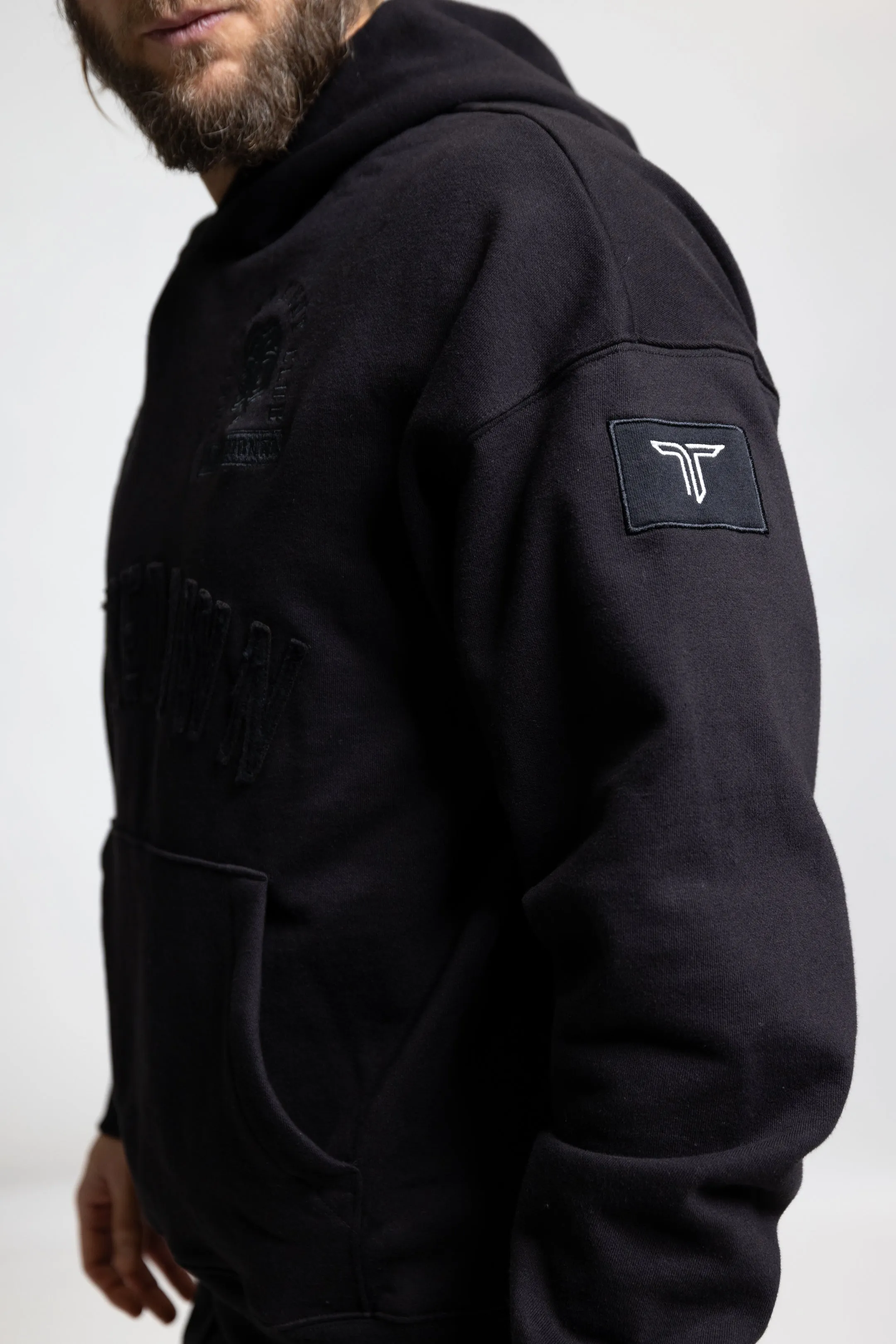Takedown Arch Heavyweight Hoodie - Black/Black
