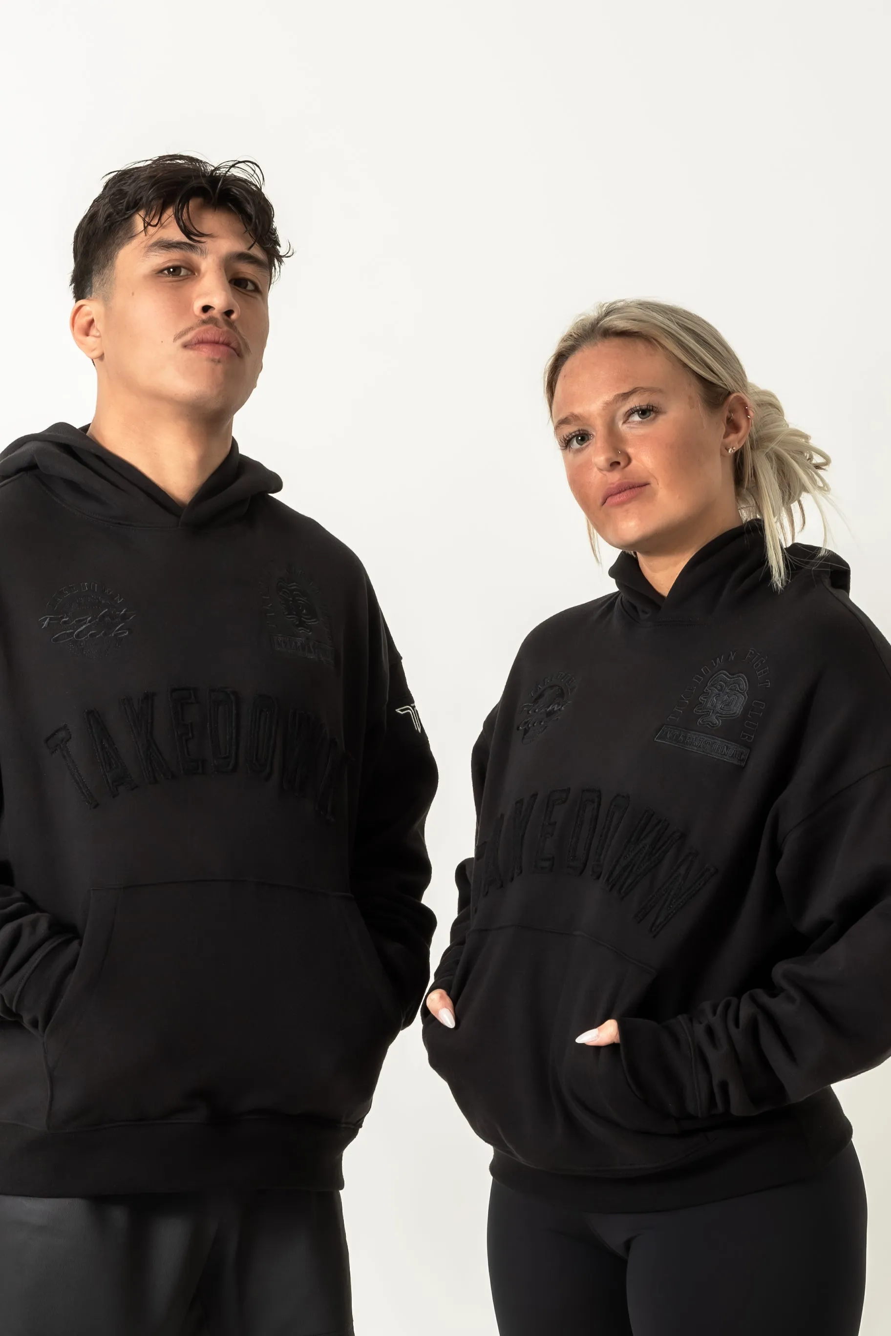 Takedown Arch Heavyweight Hoodie - Black/Black