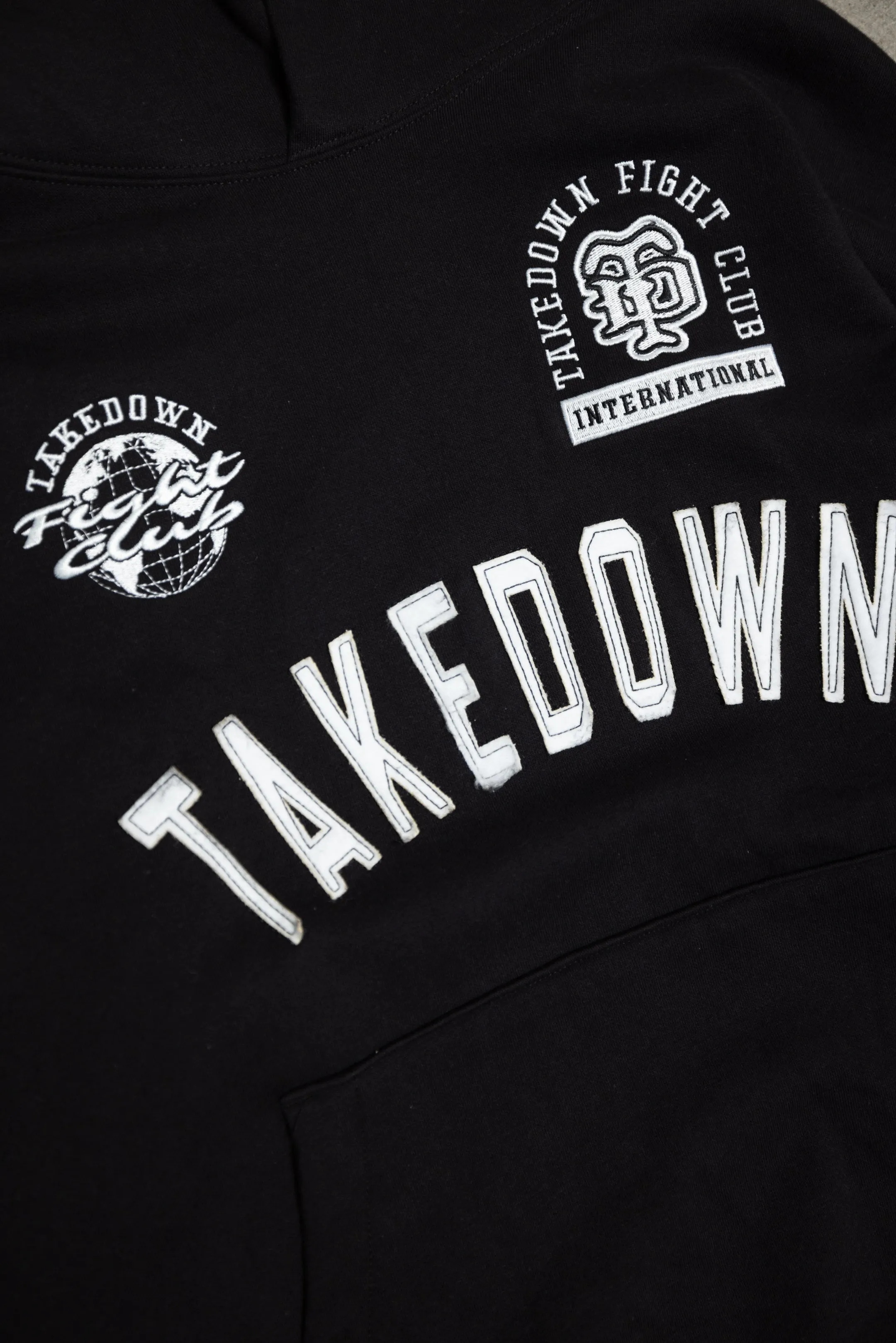 Takedown Arch Heavyweight Hoodie - Black/White