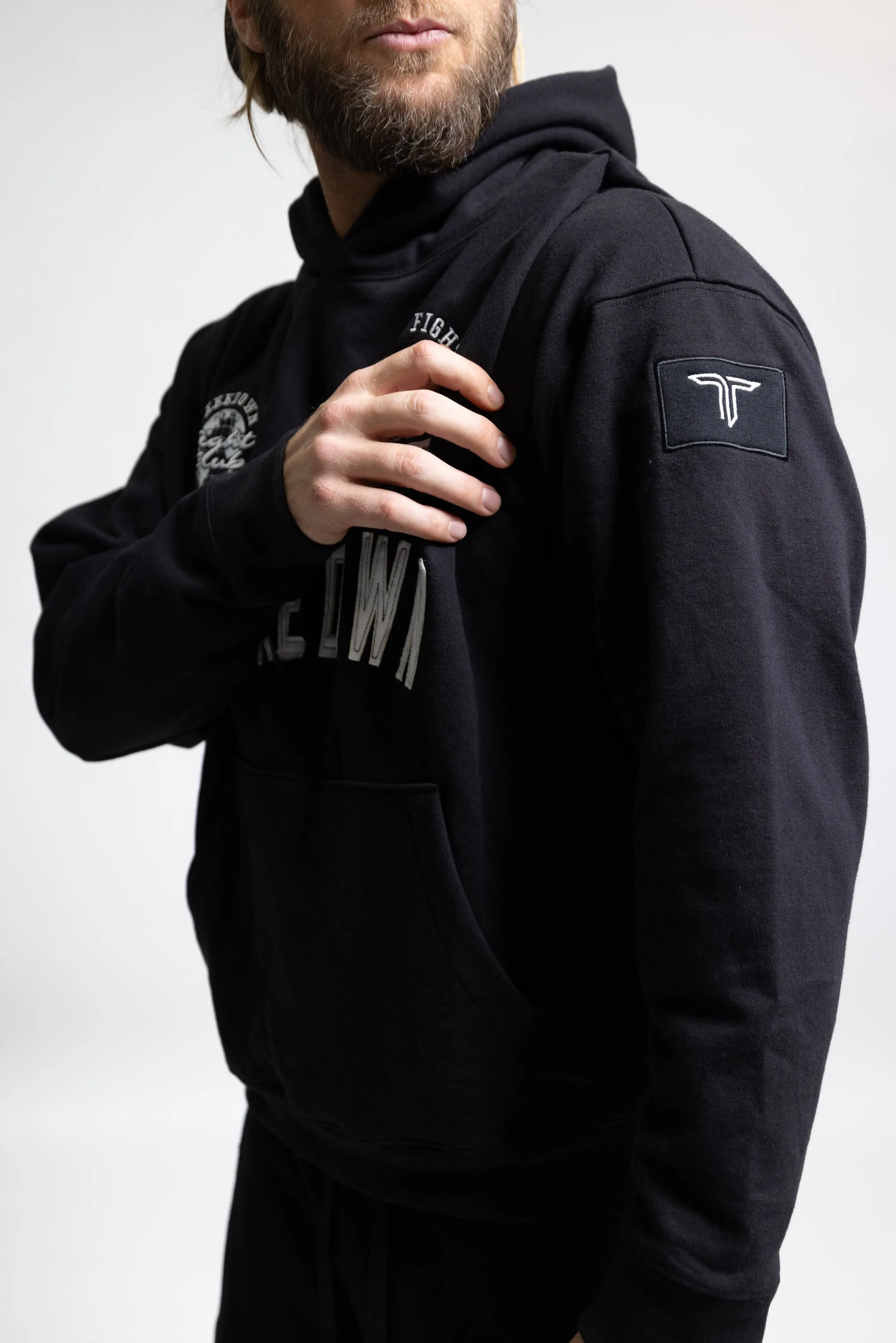 Takedown Arch Heavyweight Hoodie - Black/White