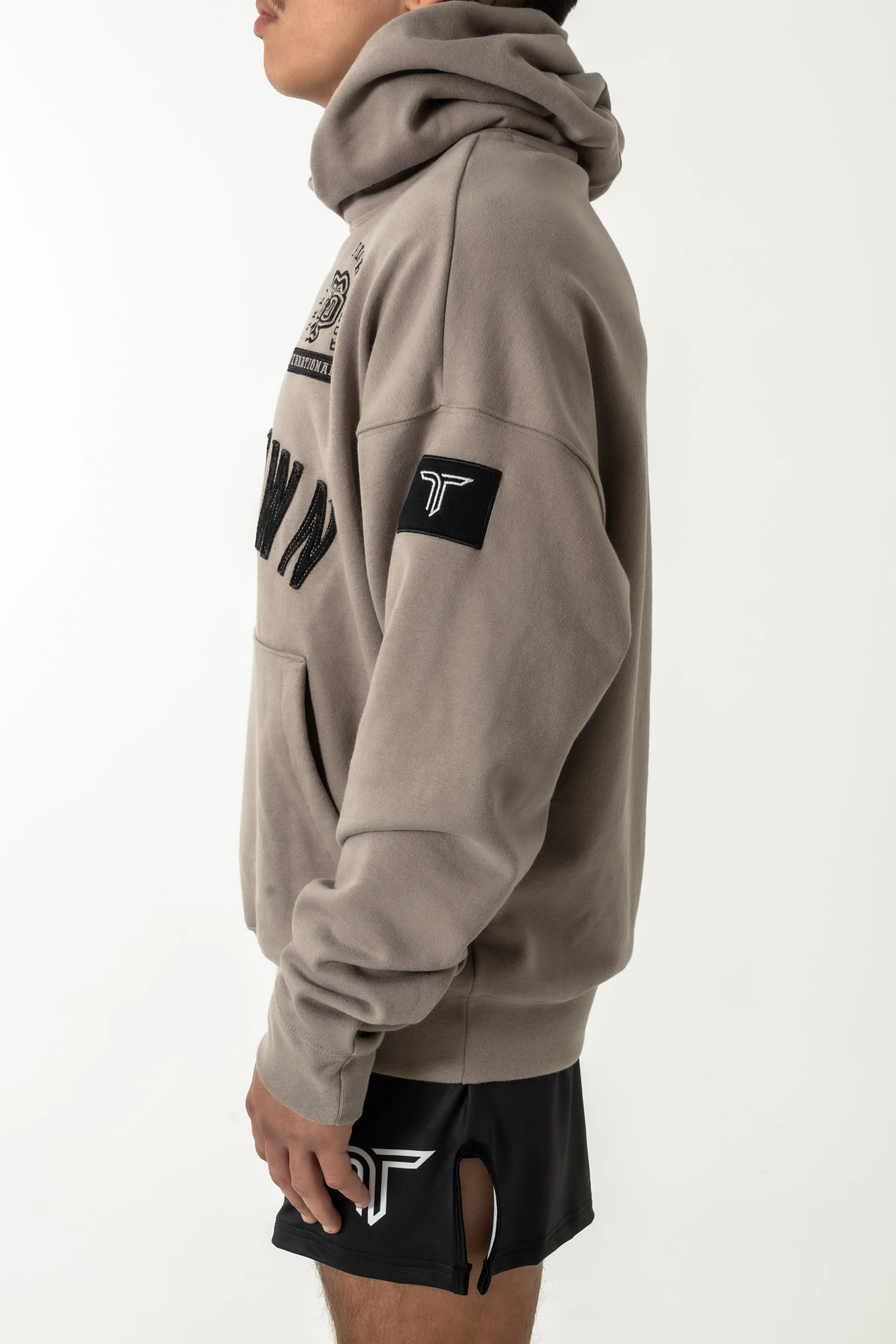 Takedown Arch Heavyweight Hoodie - Cinder/Black