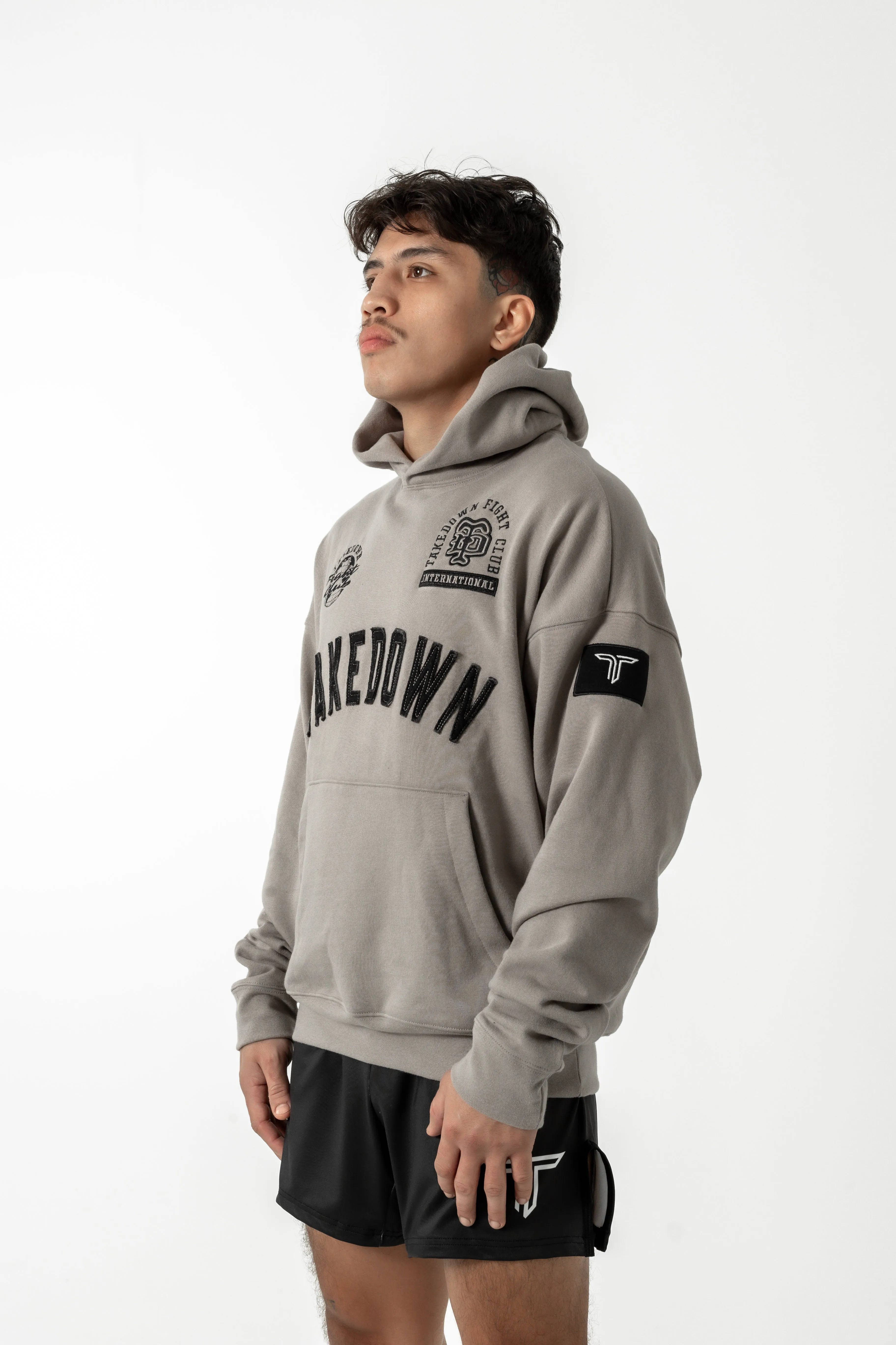 Takedown Arch Heavyweight Hoodie - Cinder/Black