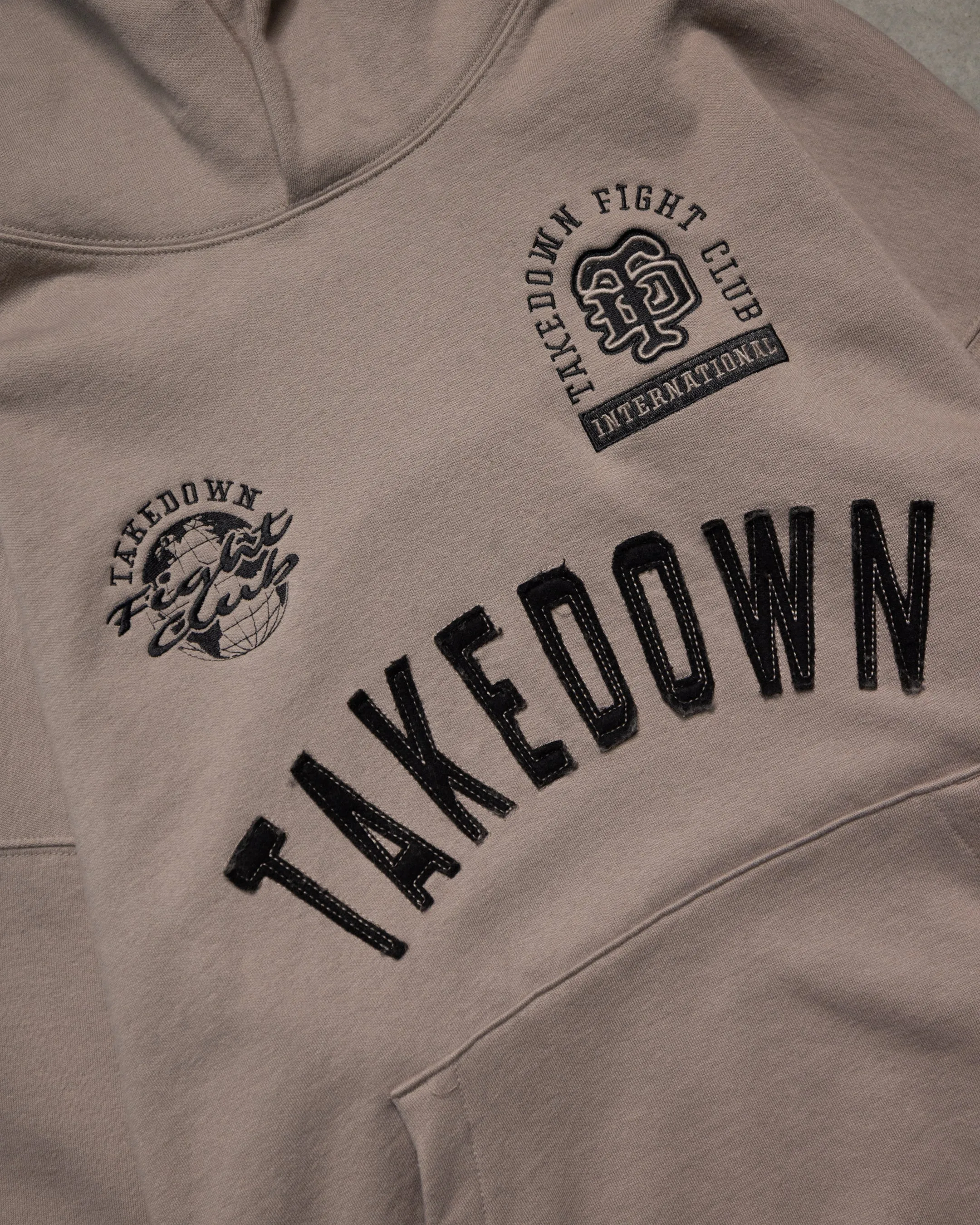 Takedown Arch Heavyweight Hoodie - Cinder/Black
