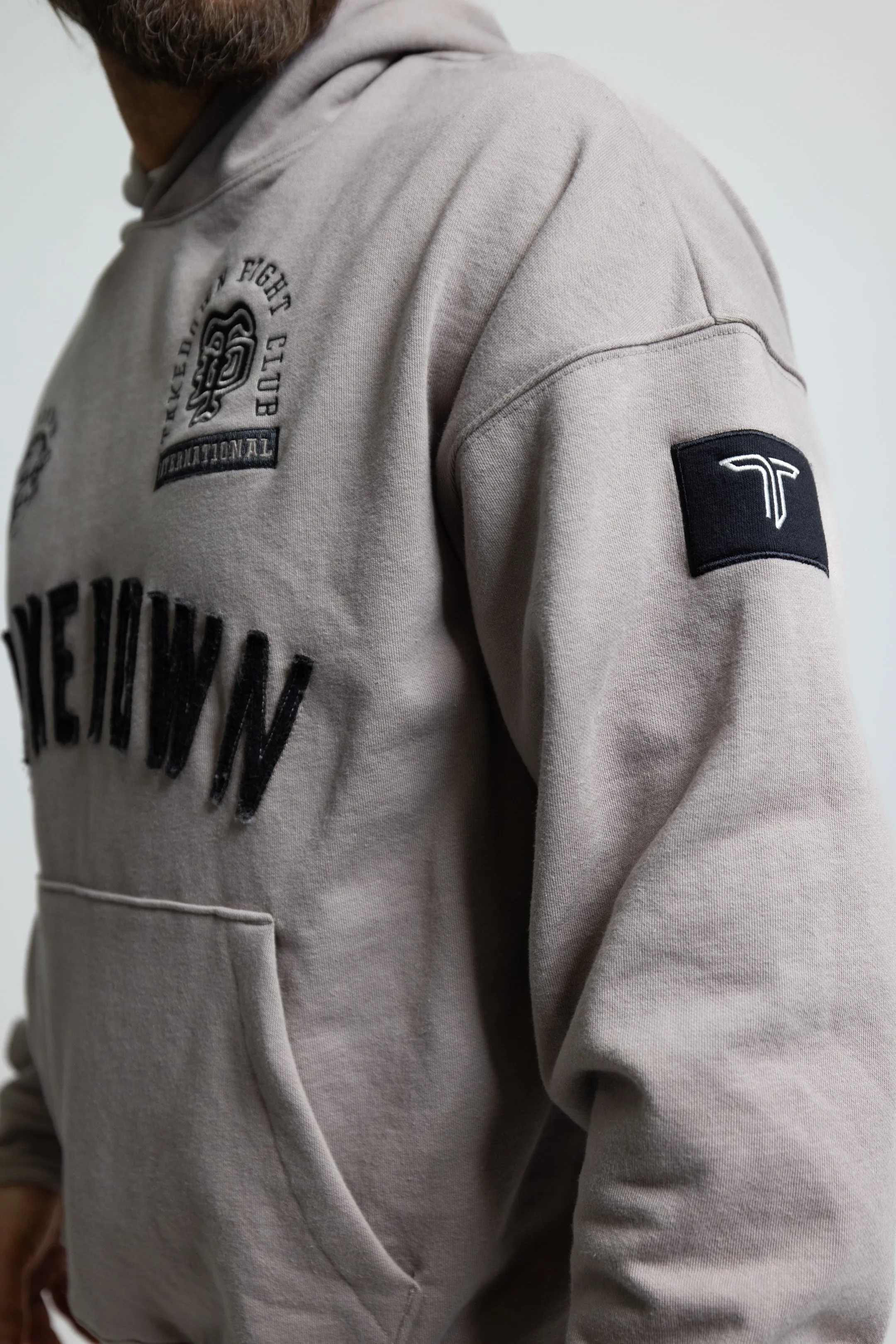 Takedown Arch Heavyweight Hoodie - Cinder/Black