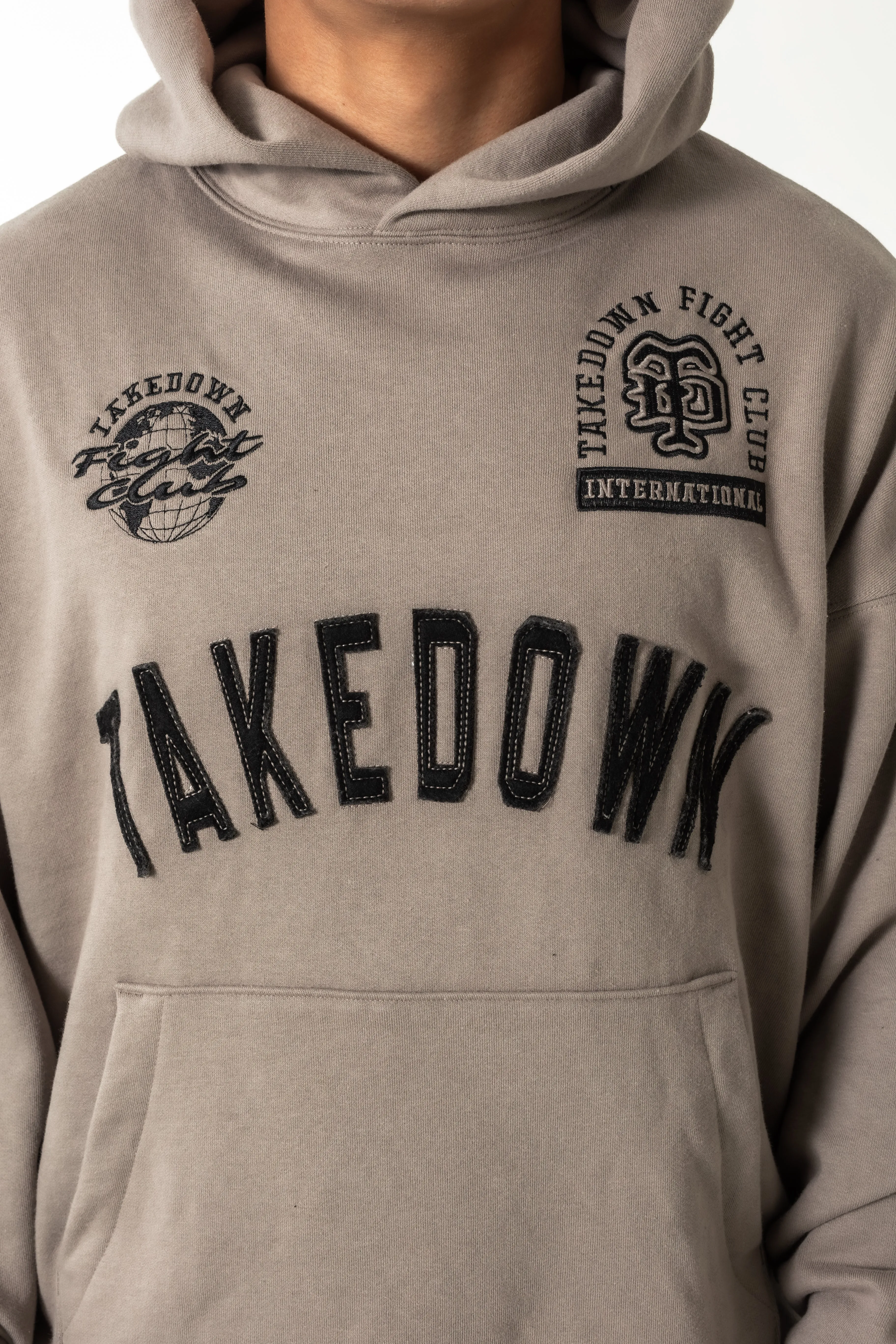Takedown Arch Heavyweight Hoodie - Cinder/Black