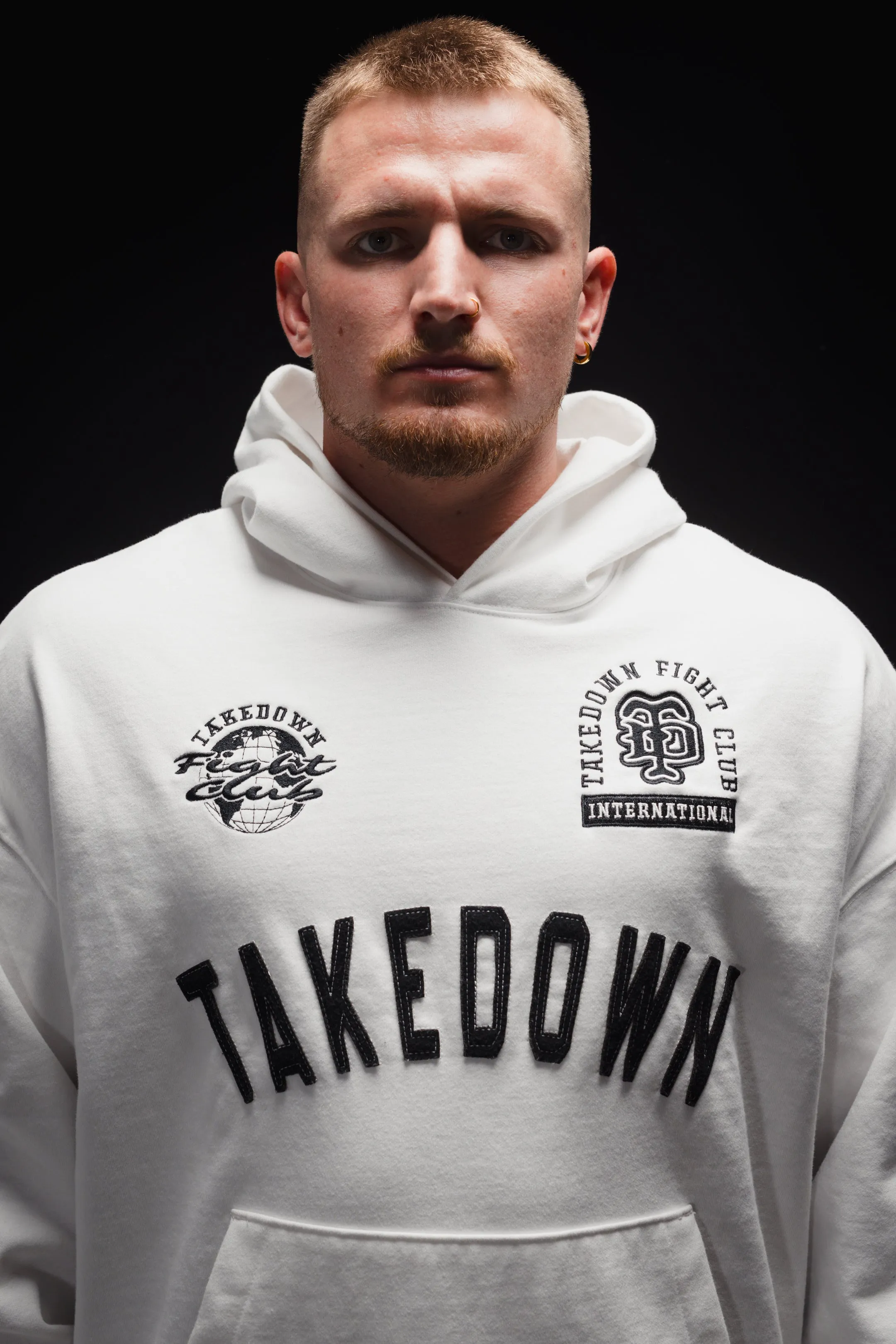 Takedown Arch Heavyweight Hoodie - White