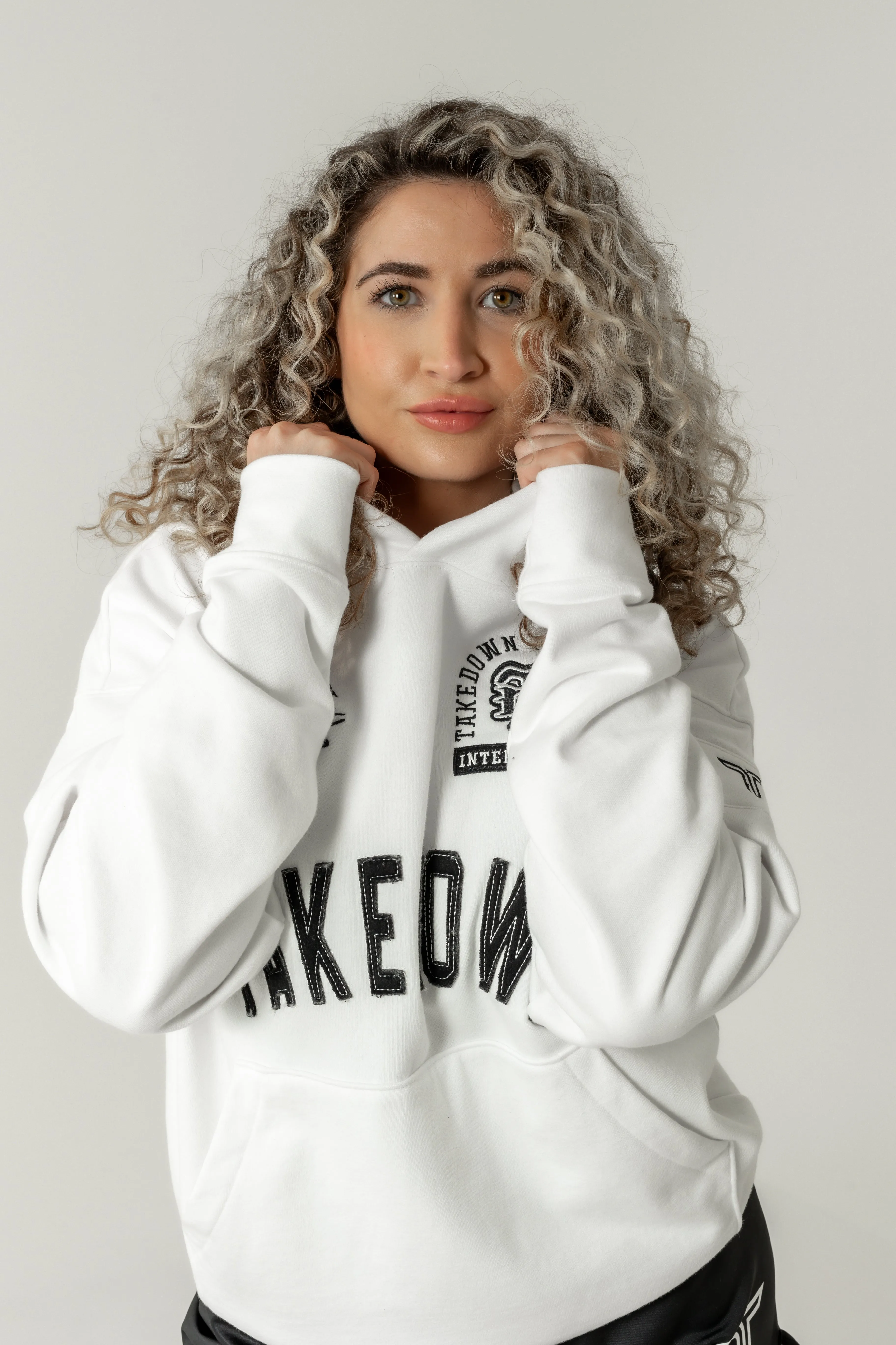 Takedown Arch Heavyweight Hoodie - White