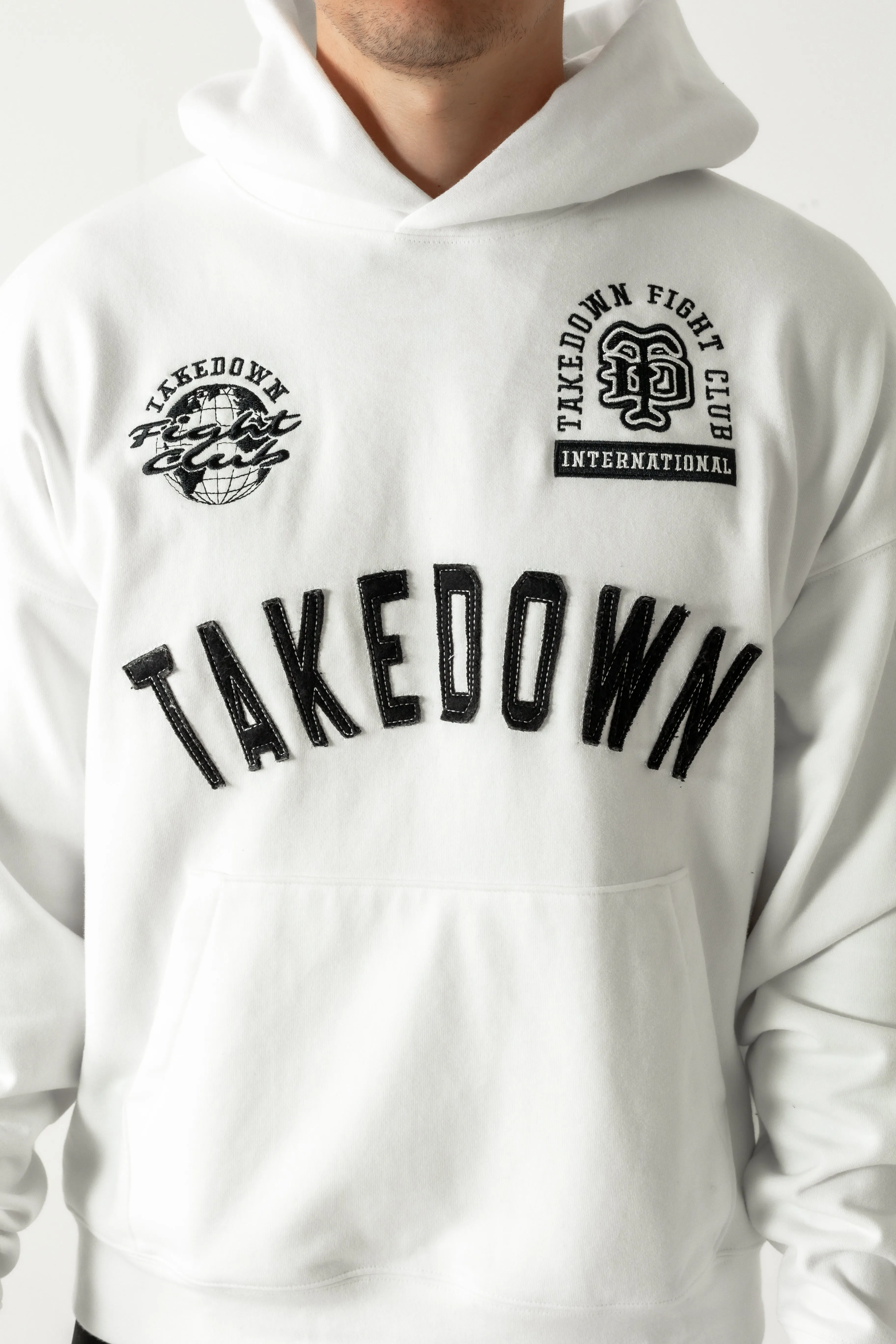 Takedown Arch Heavyweight Hoodie - White