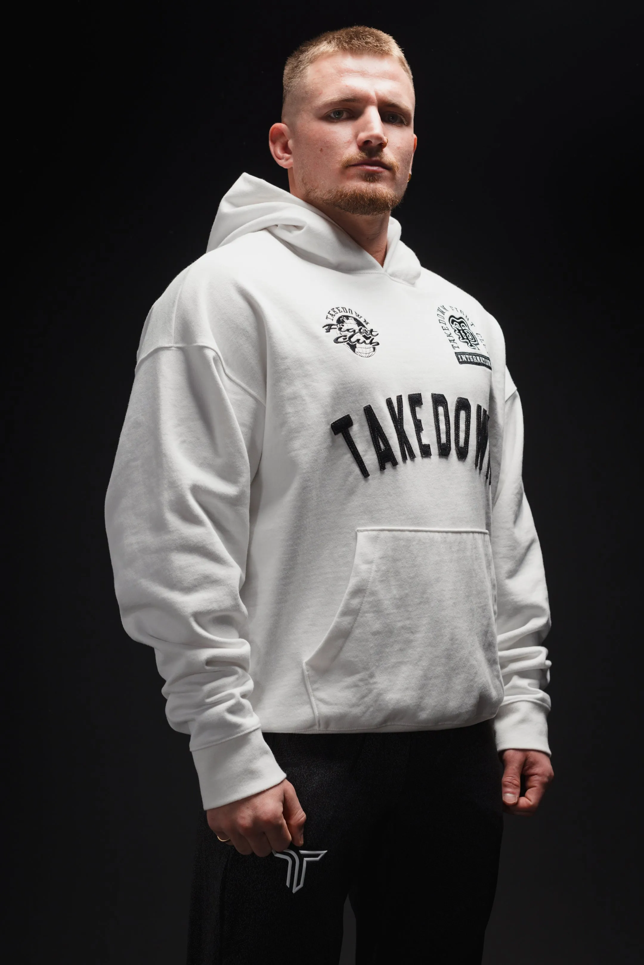 Takedown Arch Heavyweight Hoodie - White