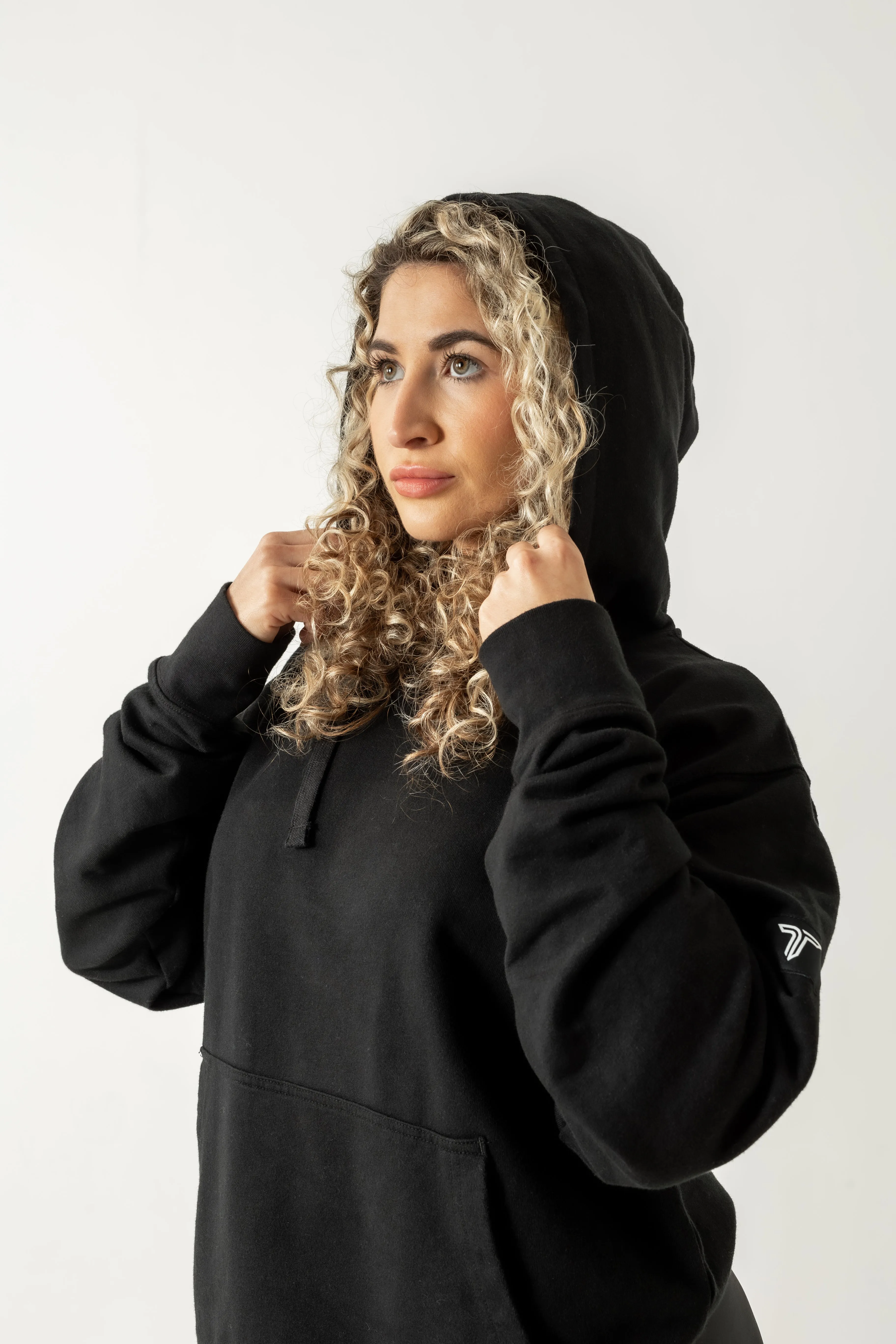 Takedown Sleeve Patch Hoodie - Black